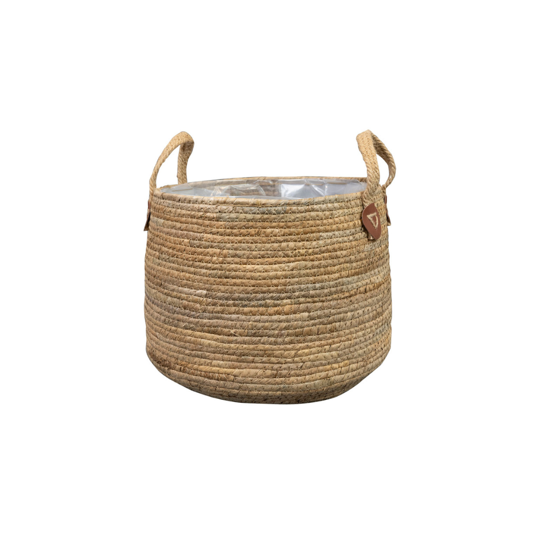 Mand Isla naturel - rieten plantenmand voor woonkamer en decoratie